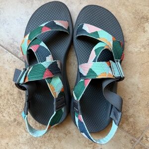 Chacos Mega Z Cloud in Kaleido Katydid
